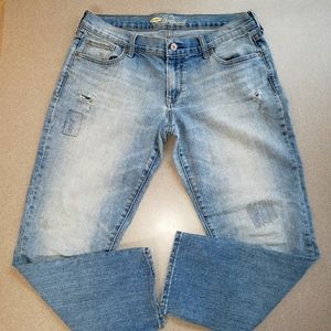 Old Navy women's boyfriend cropped ankle jeans size 8